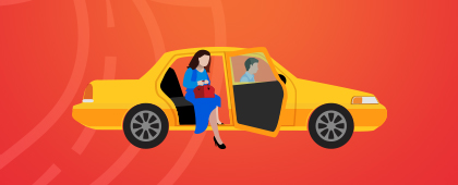 Motorista pra retorno de veiculo